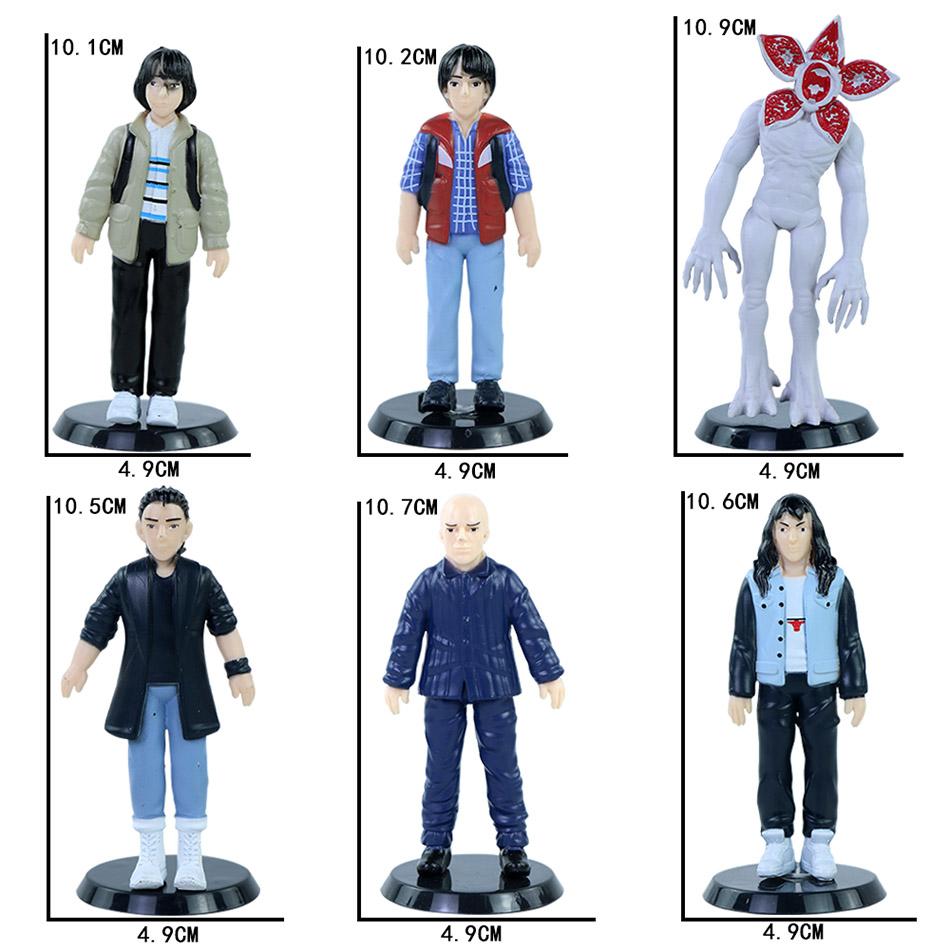 Hot 6-Piece Pvc Action Figure Set Creative Standing Models In Bag Cute Desk Decor Ideal Children'S Gift In Stock