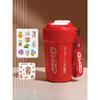 Coffee Cup 316 Double-Layer Stainless Steel Insulation Vacuum Cup Outdoor Traveling Coke Cup Mesh Red Grape Rope Vehicle-Borne Cup