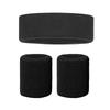 Exercise and fitness cycling basketball badminton breathable and sweat-absorbent headband hand protection wrist protection headband set
