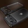 Luxury Plating Color PC Transparent Phone Case For iPhone 17 16 15 14 13 Pro Max Air Lens Protection Matte BackPlate Hard Cover