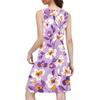 Women's Bohemian Leisure Temperament Seaside V-Neck Slit Print Dress