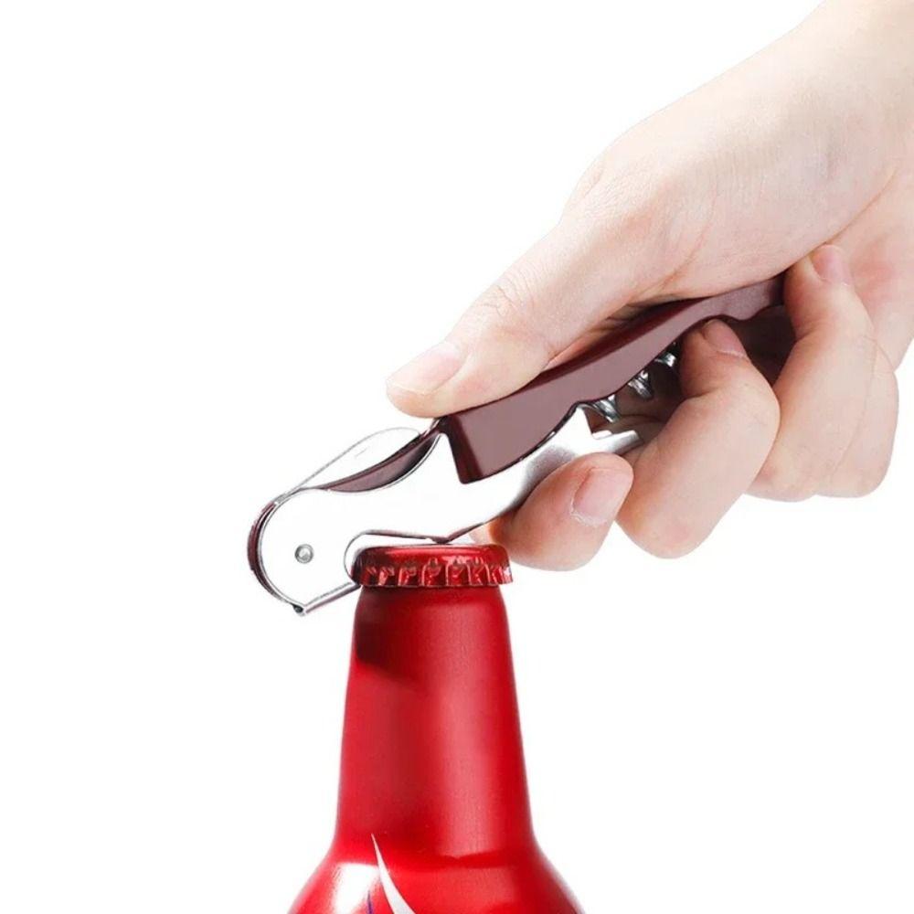 Multifunction Corkscrew Portable Beer Bottle Can Opener Bar Tool Wine Opener  Casual Gifts
