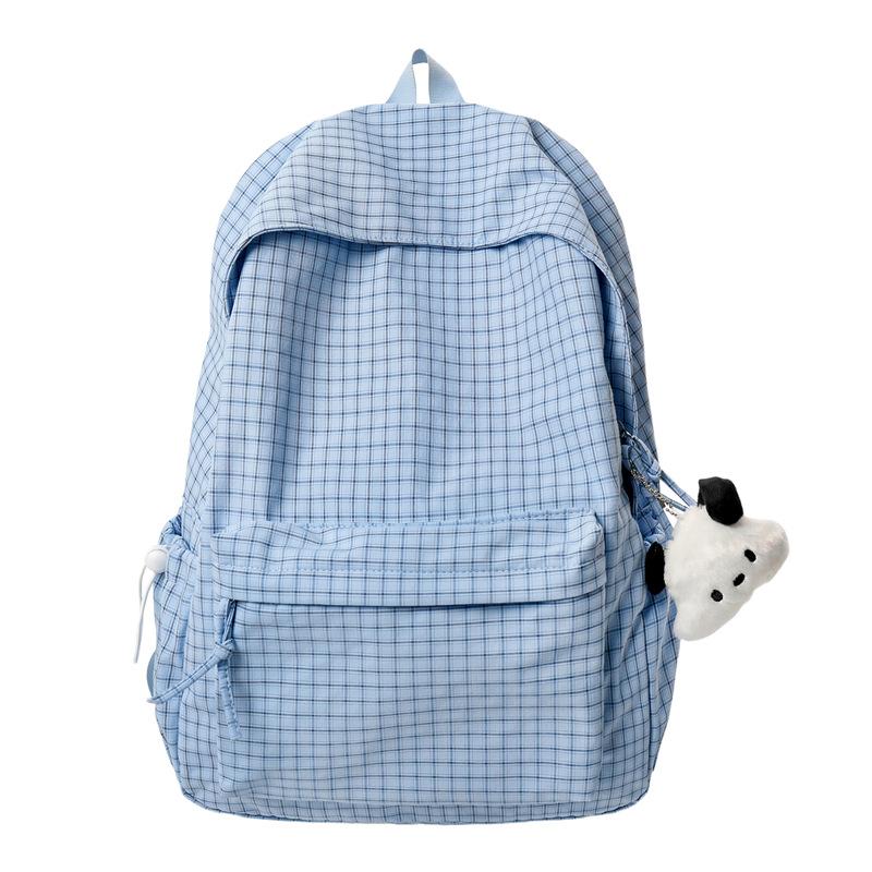 

Кампусный рюкзак для учеников средней школы, рюкзак большой вместимости для путешествий, легкий Small синий