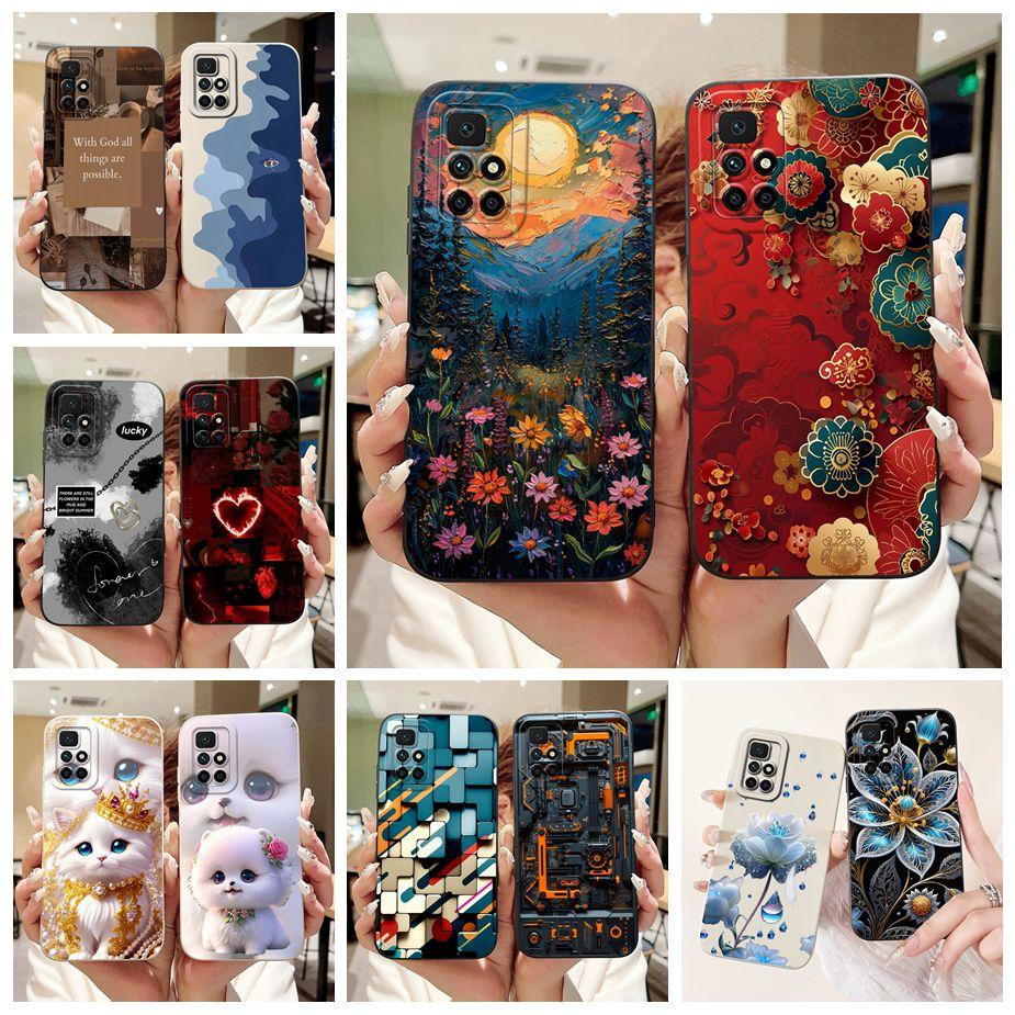For Xiaomi Redmi 10 Case New Fashion Candy Painted Cover Soft TPU Phone Case For Redmi 10 Prime Redmi10 2022 Fundas 6.5'' Bumper