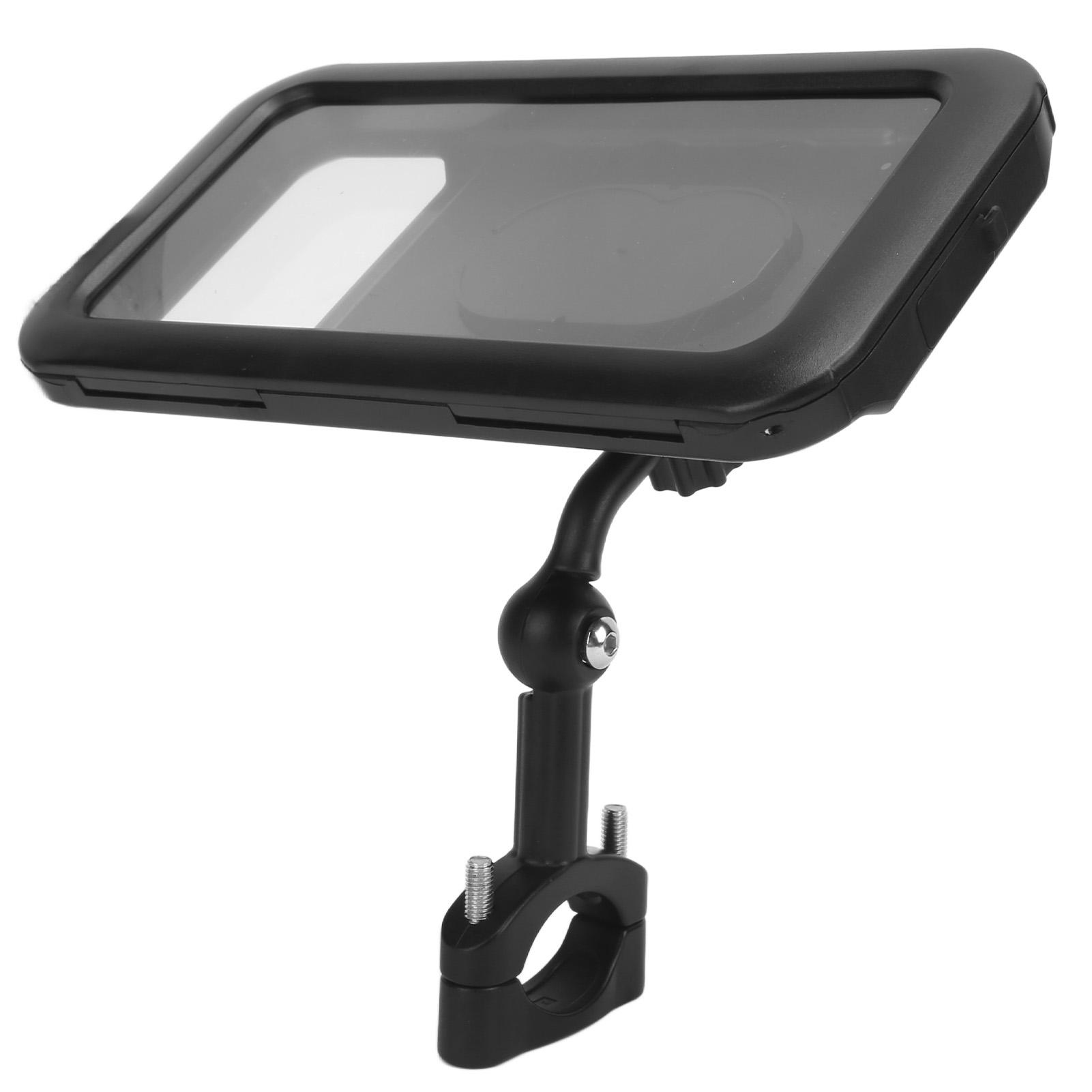 Waterproof Bike Phone Mount Adjustable Cell Phone Holder with with TPU Touch Screen for Motorcycle Bicycle