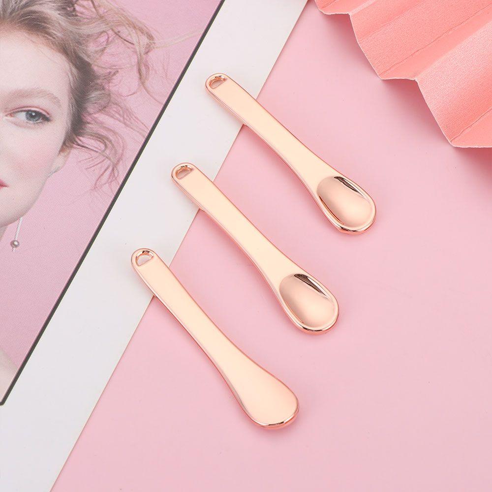 Face Mask Skincare Beauty Scoop Metal Reusable Scoop Cosmetic Mini Spoon