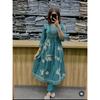 Bellissimo Anarkali Kurta Pakistano in Cotone Completo Kurta Pantaloni da Donna Indiani