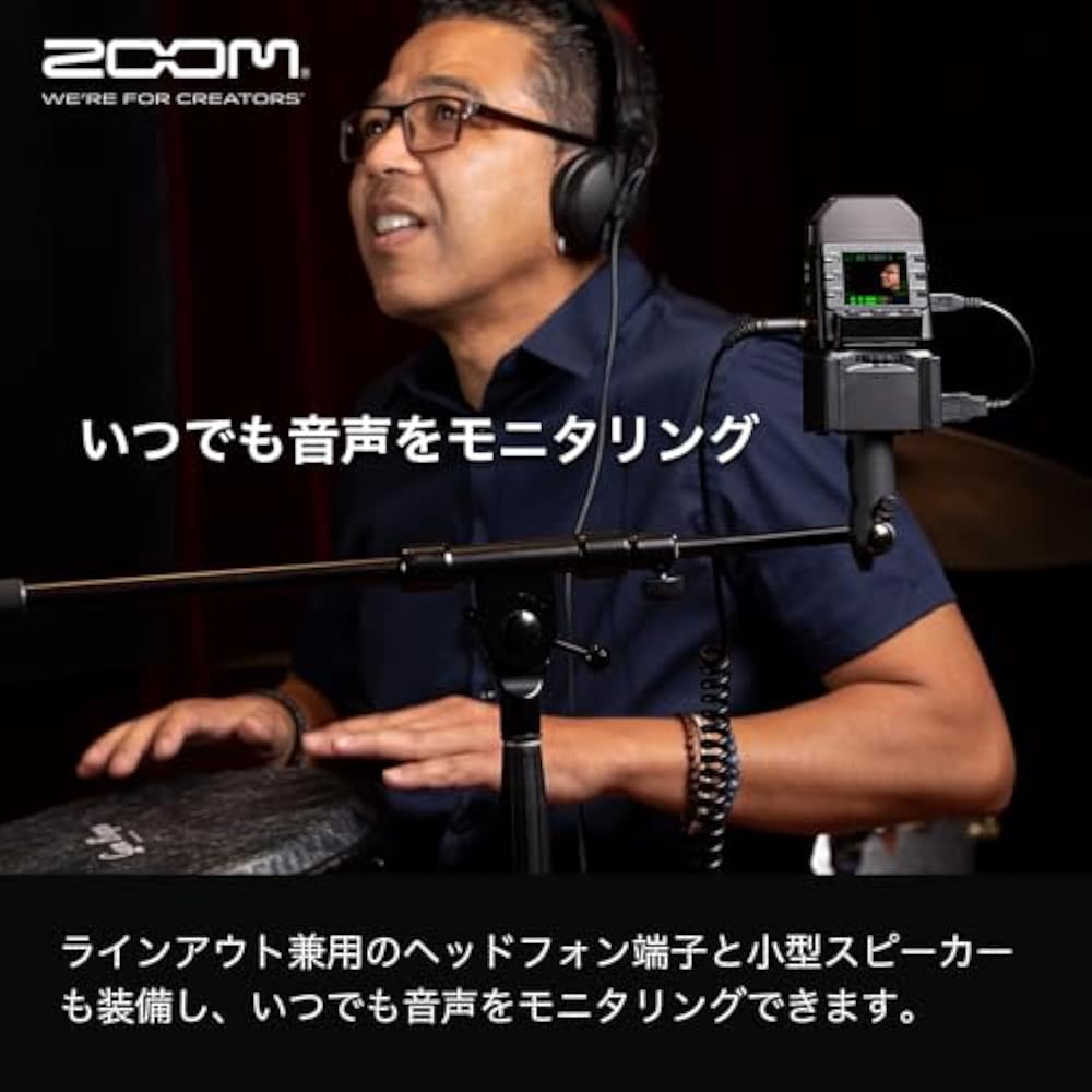Zoom Zoom Q2n-4k 4K Video Camera Music Recorder Live Streaming Performance Video Shooting with XY...