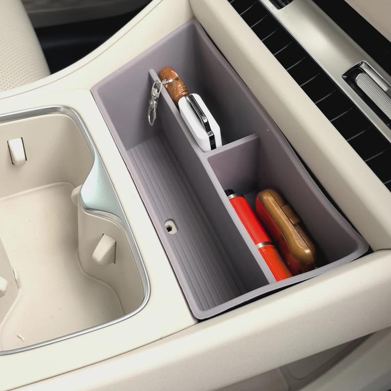 For MG MG4 EV Urban 2026 modified center console front storage box silicone compartment storage box car storage accessories NJS5