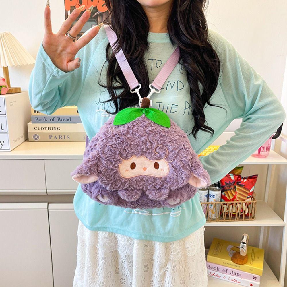 Crossbody Bag Shoulders Dual Use Knapsack Collection Stuffed Animal Backpack  Kid Girl Boy