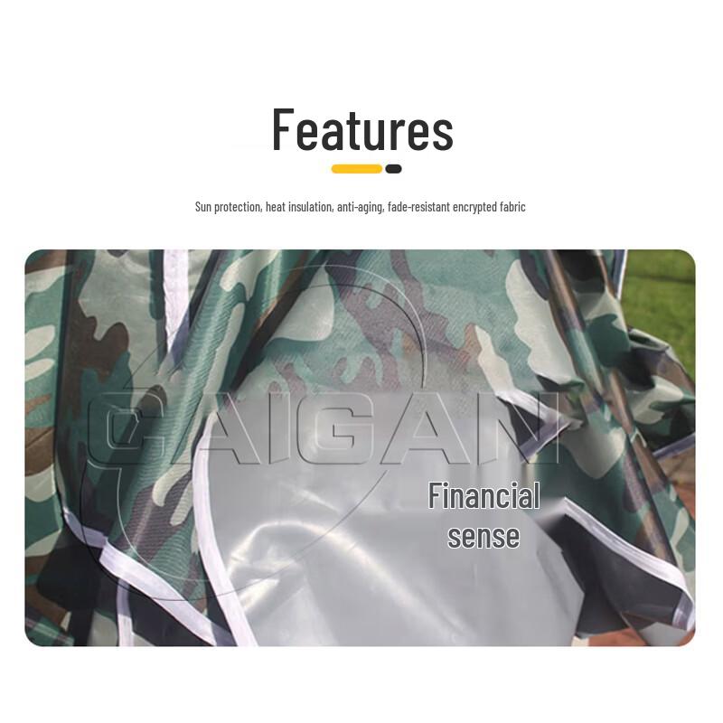 Heavy-Duty Camouflage Outdoor Folding Canopy