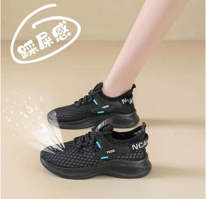 Women's summer new fly-woven shoes sports women's mesh breathable student casual shoes women's shoes