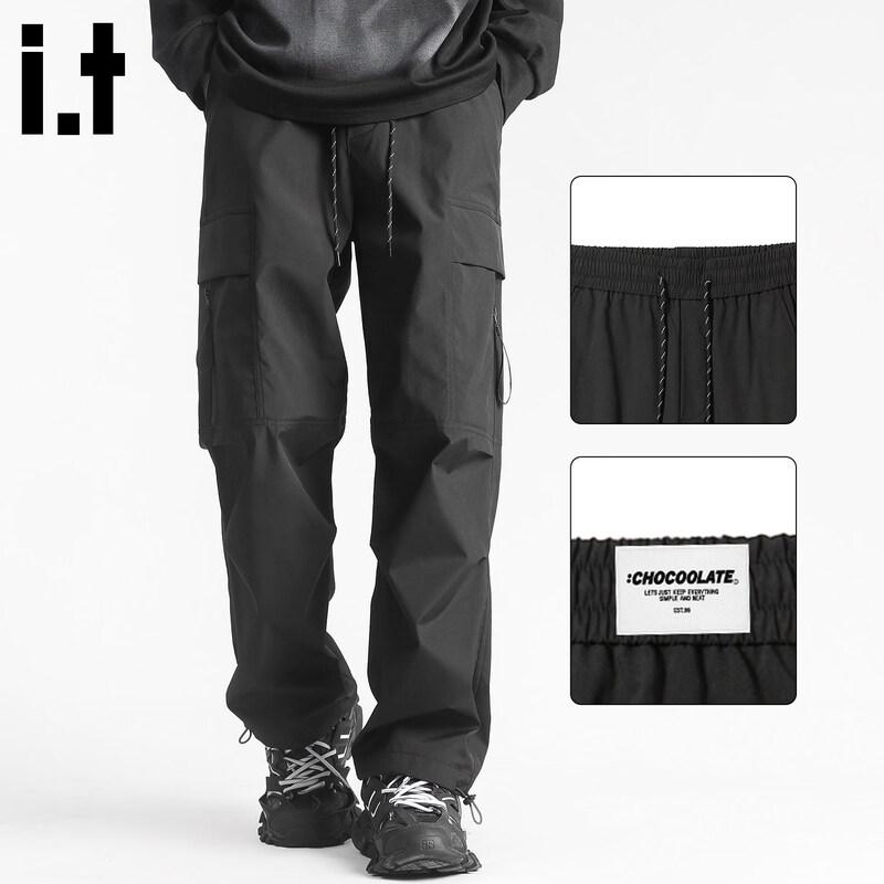 CHOCOOLATEit Men s Winter Loose Straight Casual Cargo Pants 2XL