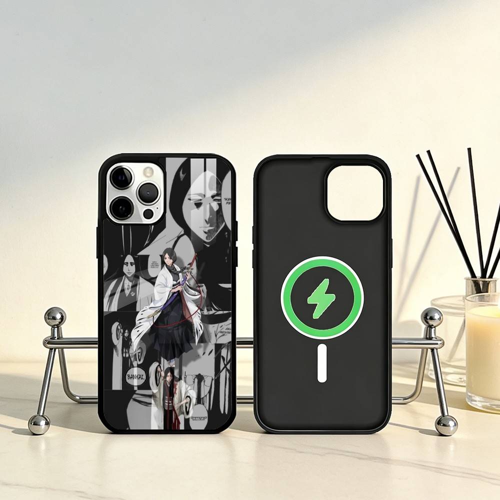

Unohana R-Retsu B-Bleaches Phone Case For iPhone17,16,15,14,13,12,11 Plus,Pro Max Magnetic For Magsafe Wireless Charging iPhone14PROMAX