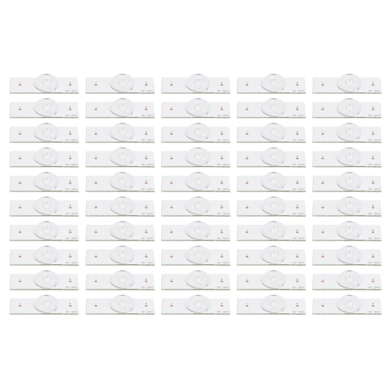 

50 шт. 3 В SMD светодиодные линзы ламповые бусины из стекловолокна для ремонта светодиодных телевизоров 3265 дюймов