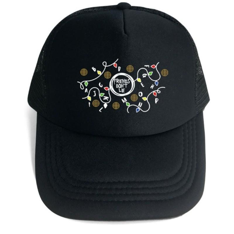 Stranger Hellfire Printed Casual Hats Peaked Baseball Caps