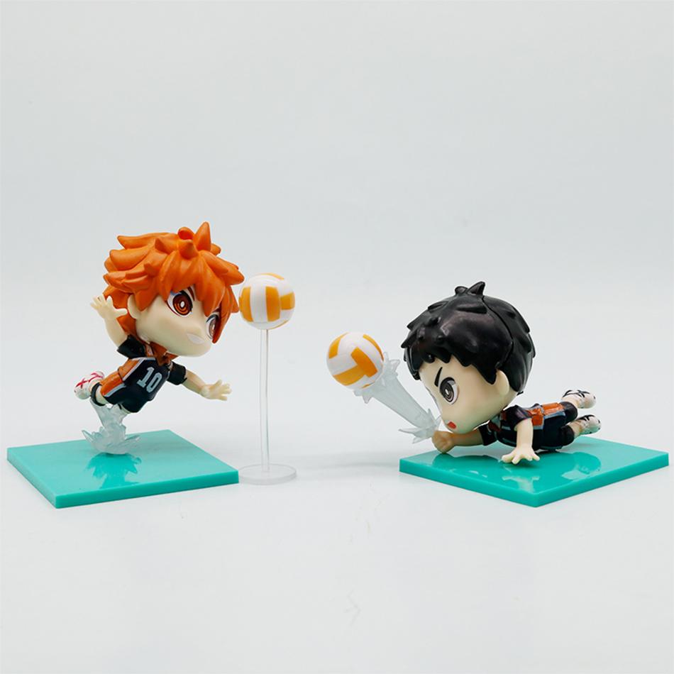 Authentic Cosbi Haikyuu!! Blind Box Trendy Collectible Pvc Figure - Hinata Shoyo Kageyama Tobio - Anime Surprise Gift Doll