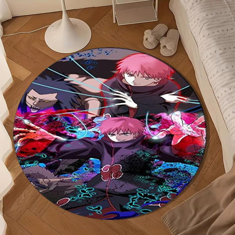 Dark villainous ninja Round Rug for Livingroom,Bedroom, Palyroom, Chair Rug, Area rug, Circle Carpet, Large Size Fan Christmas gift