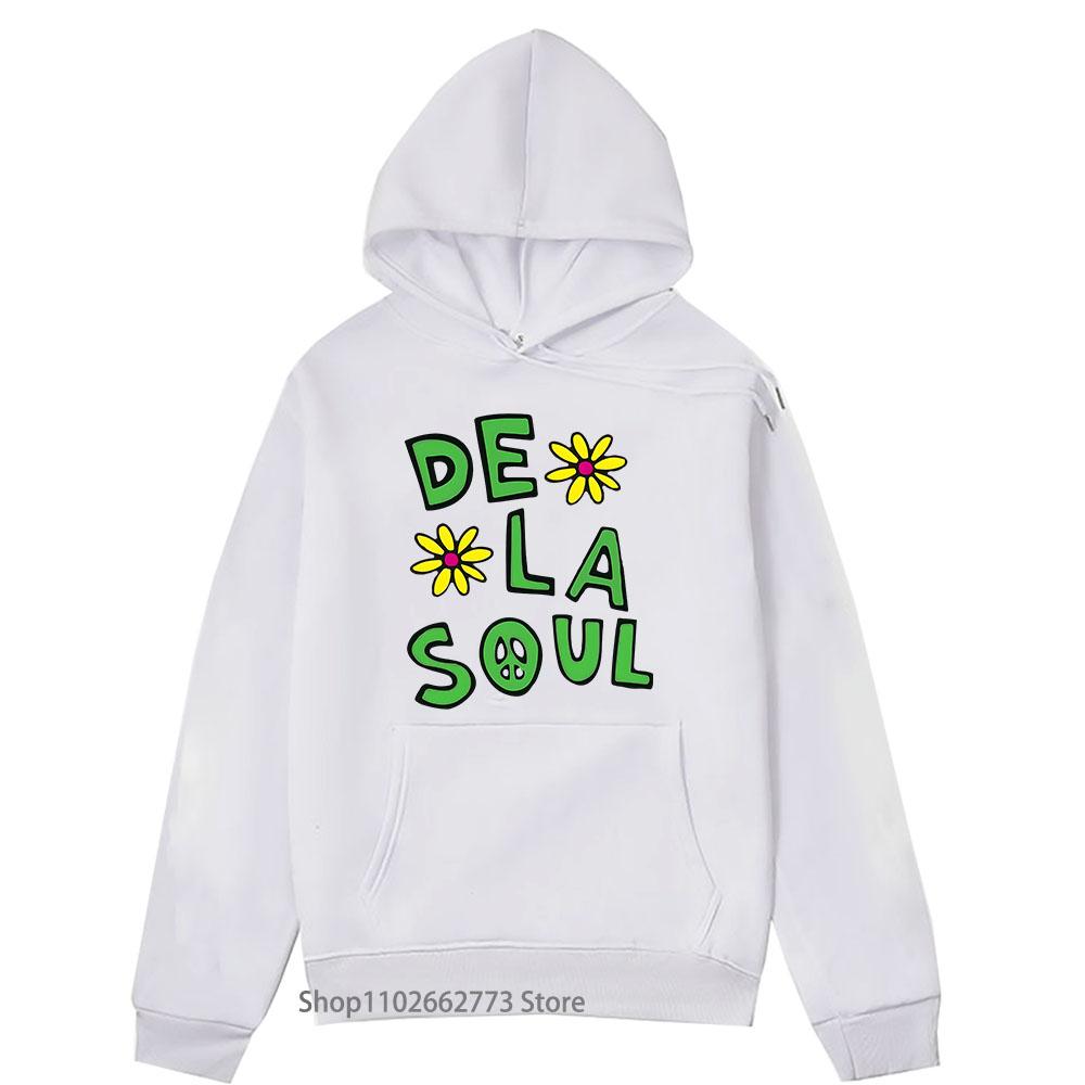 Beautiful Dela Hoodies  Anime De La Soul Sweatshirt Long Sleeve Clothes Men/women Cute Manga Pullover Hight Street