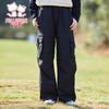 Teen Girls' Casual Wide-Leg Cargo Pants
