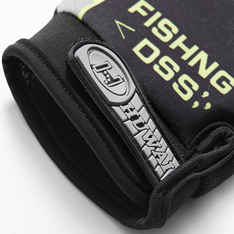 Fishing Gloves Men Summer Three Finger Cut Gloves For Fishing Sun Protection Male Anti-Slip Cycling Drive Breathable Thin Gloves