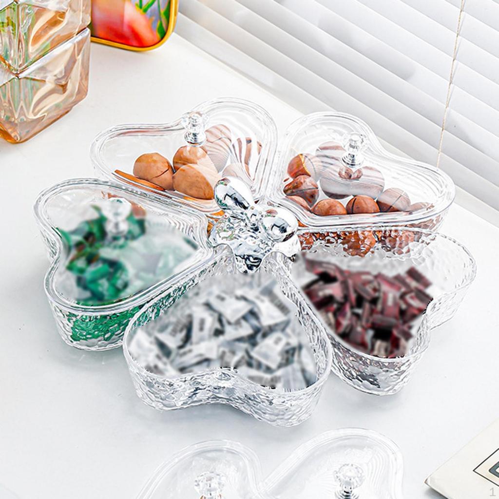 360° Rotating Tray for Dried Fruits and Candy Storage