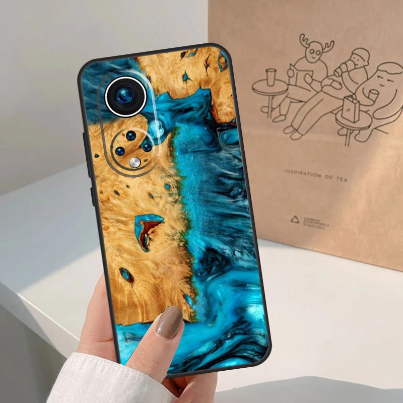 Hybrid Wood Resin For Honor Magic 8 Pro 7 6 5 Lite Case For Honor Win RT 200 400 50 70 90 X8b X9a X9b X9c X9d