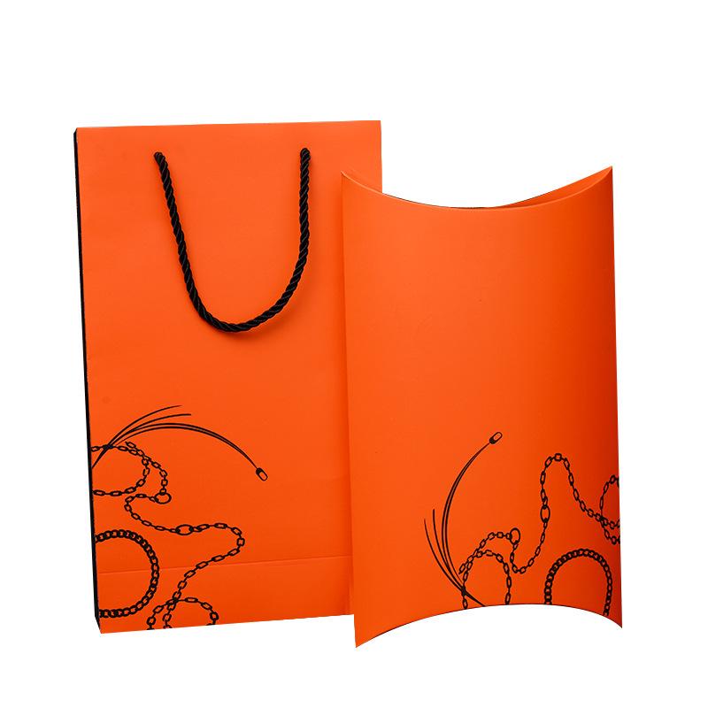 Festive Red Silk Scarf & Shawl Gift Box Set - Elegant Top & Bottom Packaging for Travel