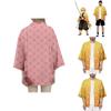 Haori Kimono Larga Traspirante di Alta Qualità Anime Demon Slayer Kimetsu No Yaiba Kamado Nezuko Cosplay Top