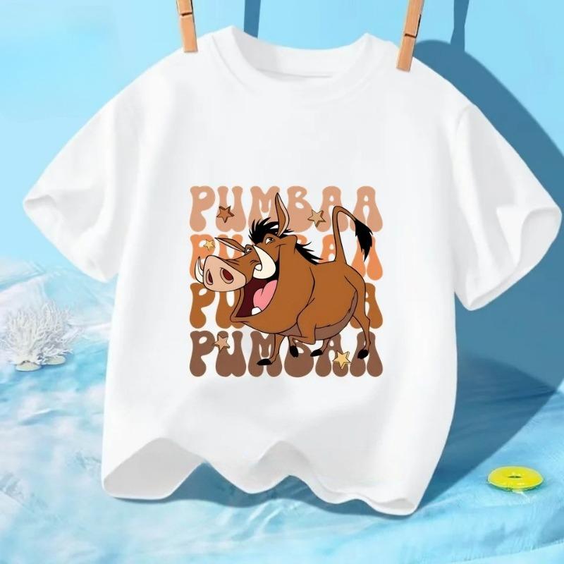 Y2k Animal Graphic Kids Tshirts Summer Short Sleeve Tees Cartoon Boys Girls Clothes Kawaii