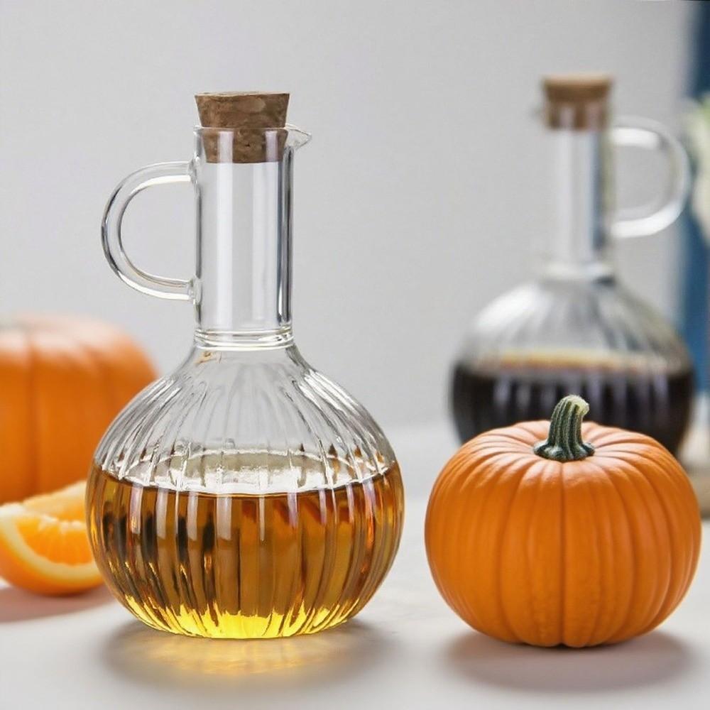 Wooden Stand Liquid Seasoning Bottle Sealed Storage Condiment Dispenser  Restaurant