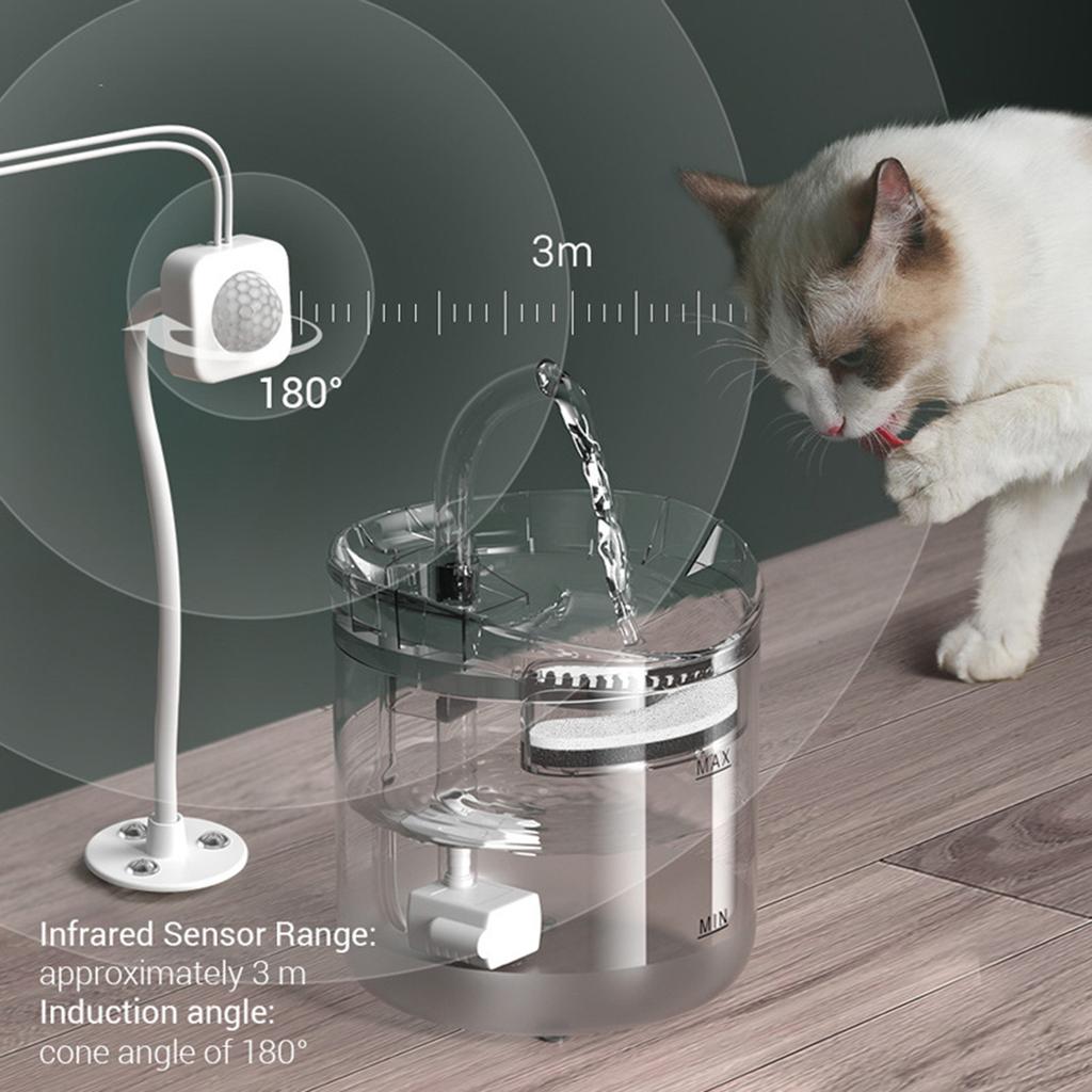 8 Pack Cat Water Fountain Filters Automatic Large Dog Water Fountain Pet Drinking Fountain Water Bowl Dispenser Filter