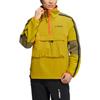 Adidas Neo Trench Coats Unisex Olive Green Stand Collar Moderate HN2036