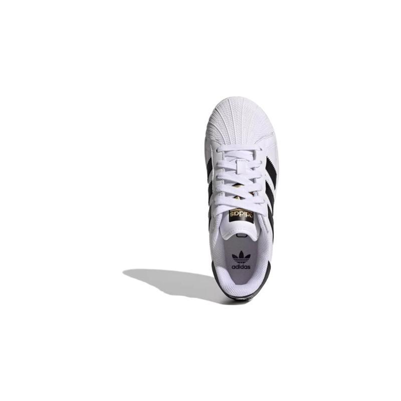 Adidas SUPERSTAR XLG Abrasion Resistant Low top Kids' Skateboarding Shoes White Kids' Sneakers IE6808