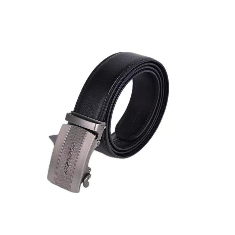 Мужской кожаный ремень Sheraton с автоматической пряжкой