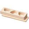 Yamako Hinoki Rice Ball Mold (with Base Plate) 3 Holes 06307