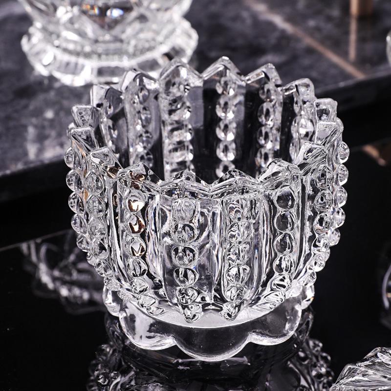 Vaso Contenitore Moderno in Vetro Trasparente: Ideale per Caramelle, Decorazioni per la Casa e Ristoranti, Matrimoni e Composizioni Romantiche