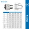 Adaptateurs Hexagonaux AW® en Acier Inoxydable 304 Connecteur Femelle vers Mâle Raccord de Tuyau Filetage BSP 1/8"1/4"3/8"1/2"3/4" Haute Pression 6000psi