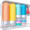 Travel Bottle Set Refillable Bottle Soft Silicone Lotion Container Bottle Portable Travel Essentials Leak Proof Shampoo Bottle
