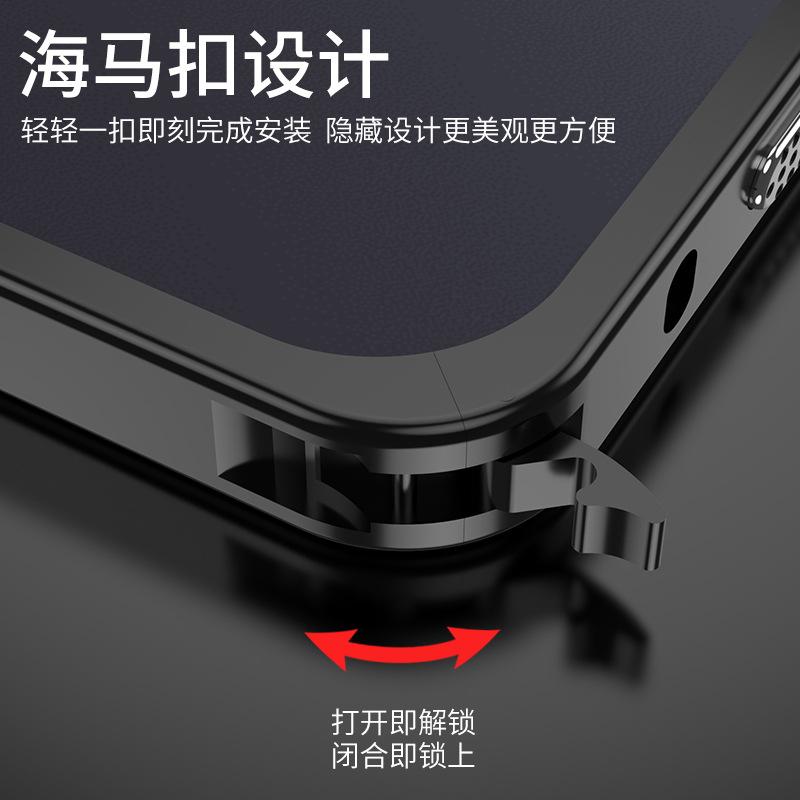 Applicable to OnePlus ACE1 Supreme Edition hippocampus buckle frame mobile phone case metal heat dissipation supercar anti-drop protective cover