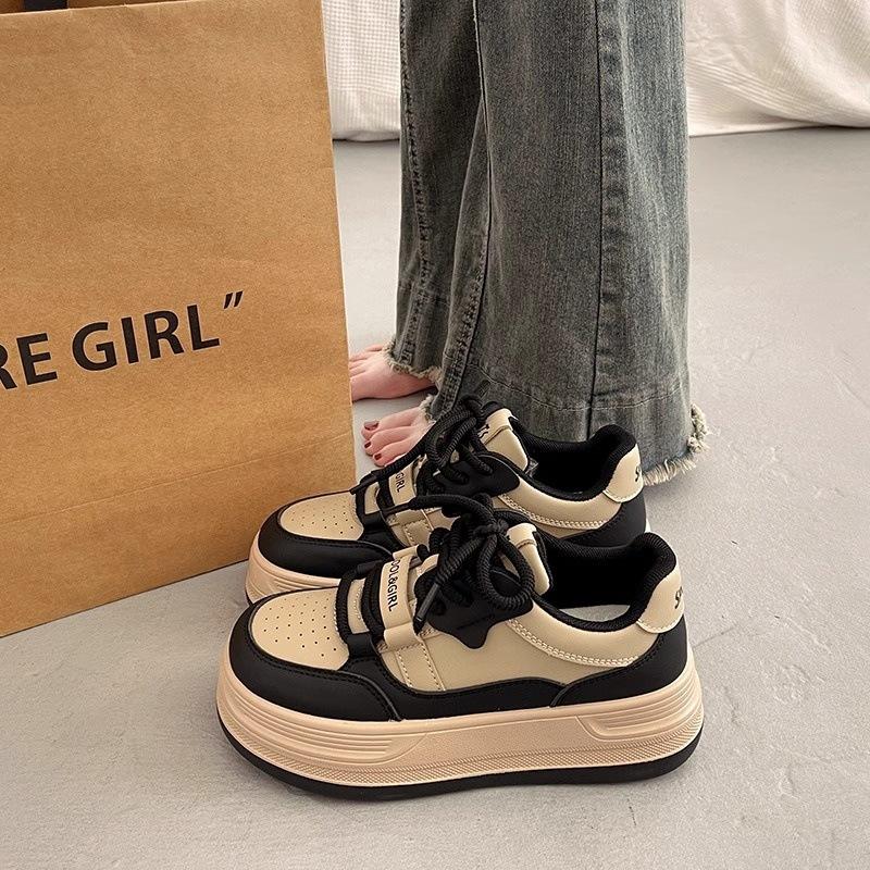 Кеды в гонконгском стиле с толстой подошвой, весенне-осенний дизайн, нишевые, новые, повседневные, спортивные 35