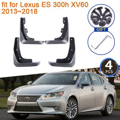 For Lexus ES 300h XV60 2013 2014 2015 2016 2017 2018 Mudguards Splash Front Rear Wheels Fender Mudflaps Car Styling Accessories