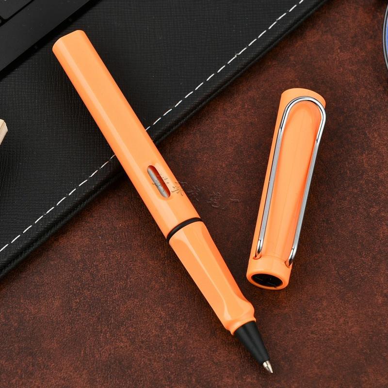 Plastic Color Zhengzi Signature Pen, Student Practice Pen, Advertising Pen, Fountain Pen, Plastic Orb Pen