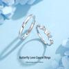 Butterfly Love Möbius Couple Rings: Sweet, Simple Fashion for Men and Women