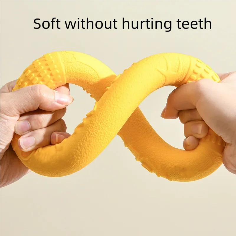 Dog Flying Disk Training Ring Puller Toy Interactive Chewing Toy for Puppy Outdoor Playing Game Durable Pet Supplies