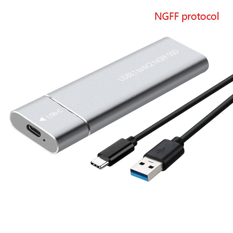 

Корпус для M.2 SSD Nvme USB3.1 Внешнее хранилище Кейс для HDD 10 Гбит/с Бокс для PCIe SSD для диска NGFF SATA SSD Жесткий диск для ПК Ноутбука