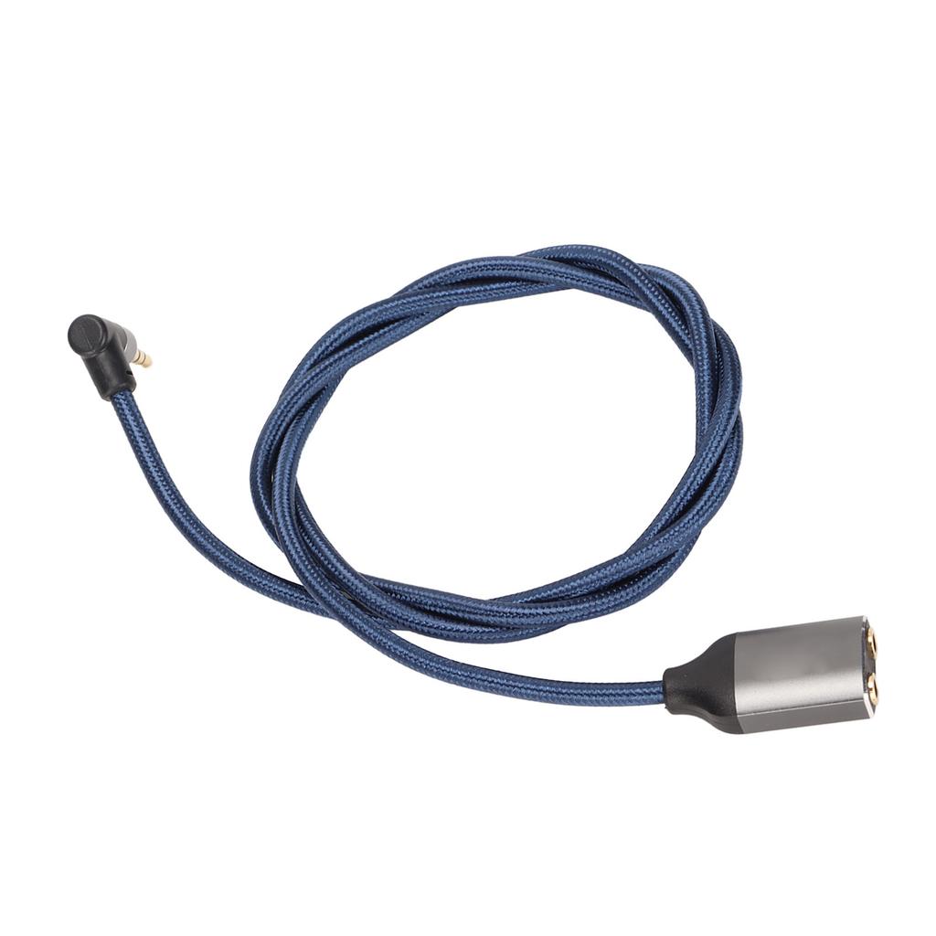 3.5mm Male to 2 Female Audio Cables Stable 90 Degree Right Angle to 2 Female Adapter Cables