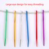Large Eye Sewing Needle with Curved Tip Yarn Darning Needle Sewing Needle Set for Wool Sewing Hand Knitting Crocheting