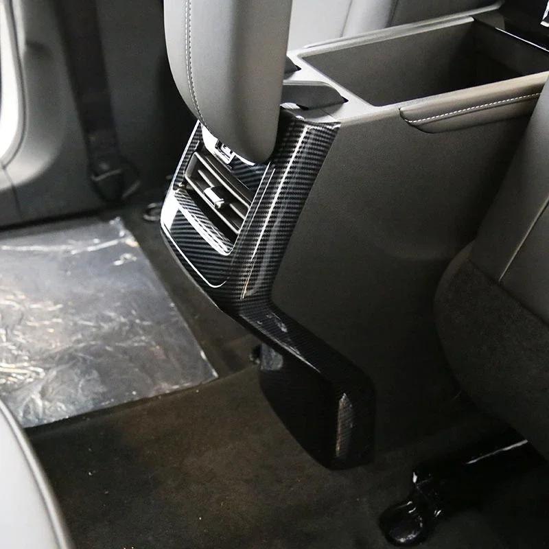 Car Rear Discharge Trend Armrest Box For Changan CS55PLUS 2023 2024 Anti-kick Panel Protective Cover Auto Modification Supplies