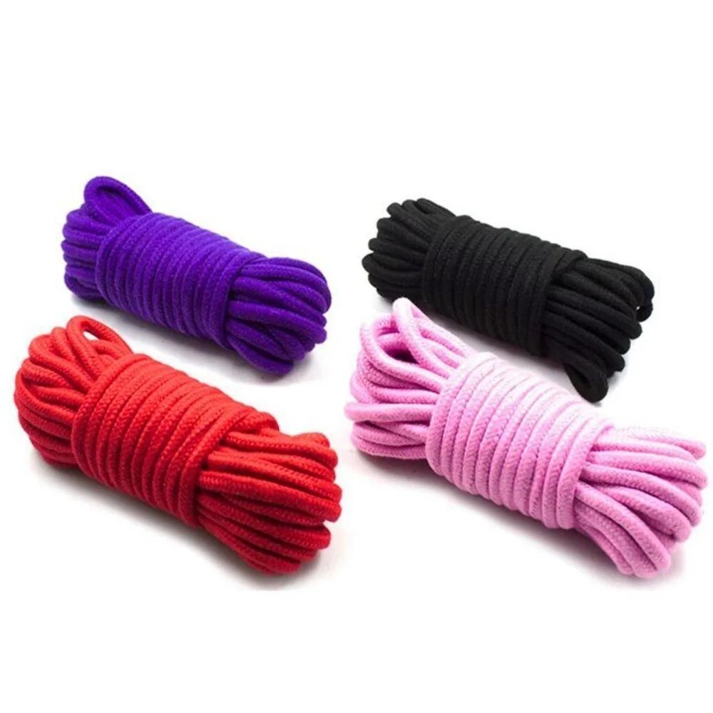 Cotton Rope Slaves Play Fetish  Femdom Bondage Soft Rope Couples Training Adult Game Self Bondage Sex Dice Pen Sexy Toys
